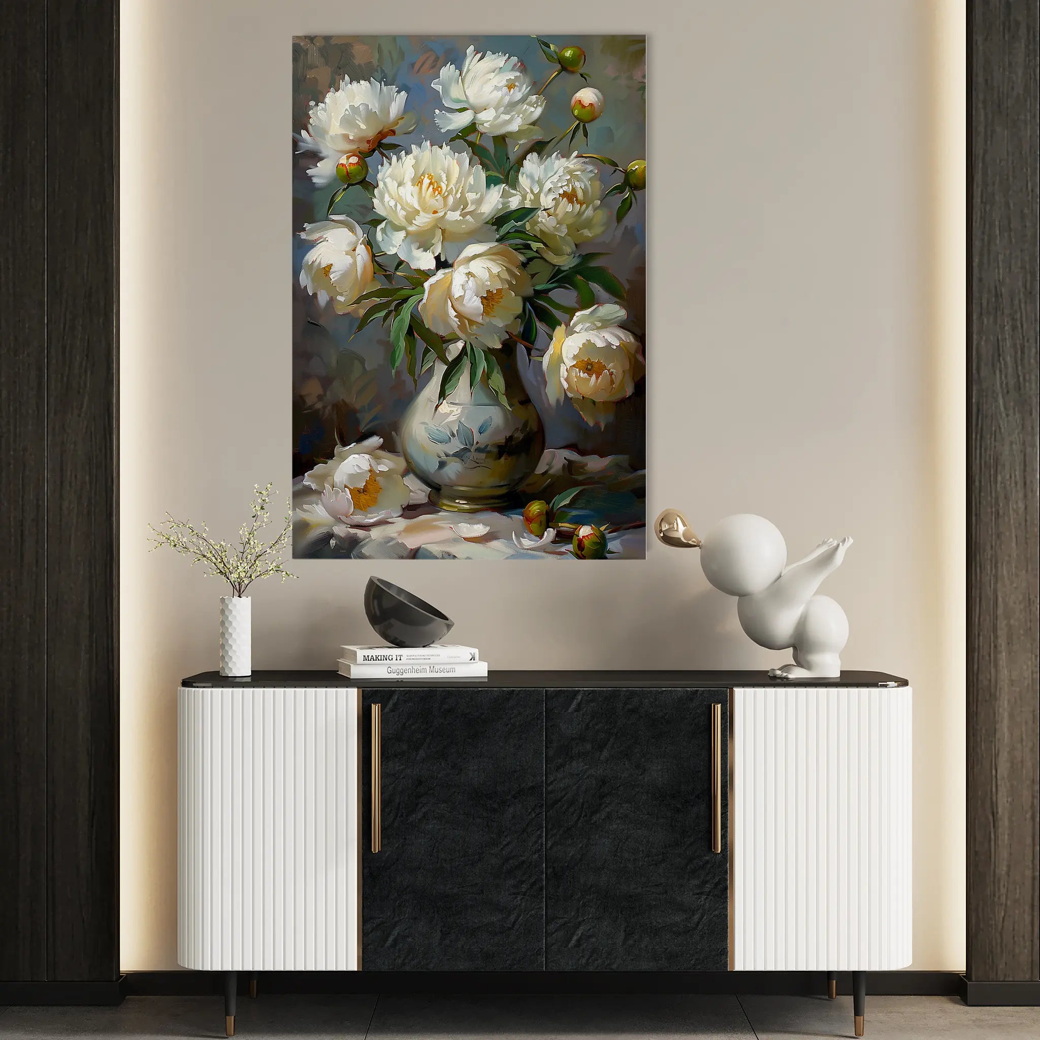 Floral Canvas Wall Art WAD631-F 90 x 60 cm / Stretched on hidden frame