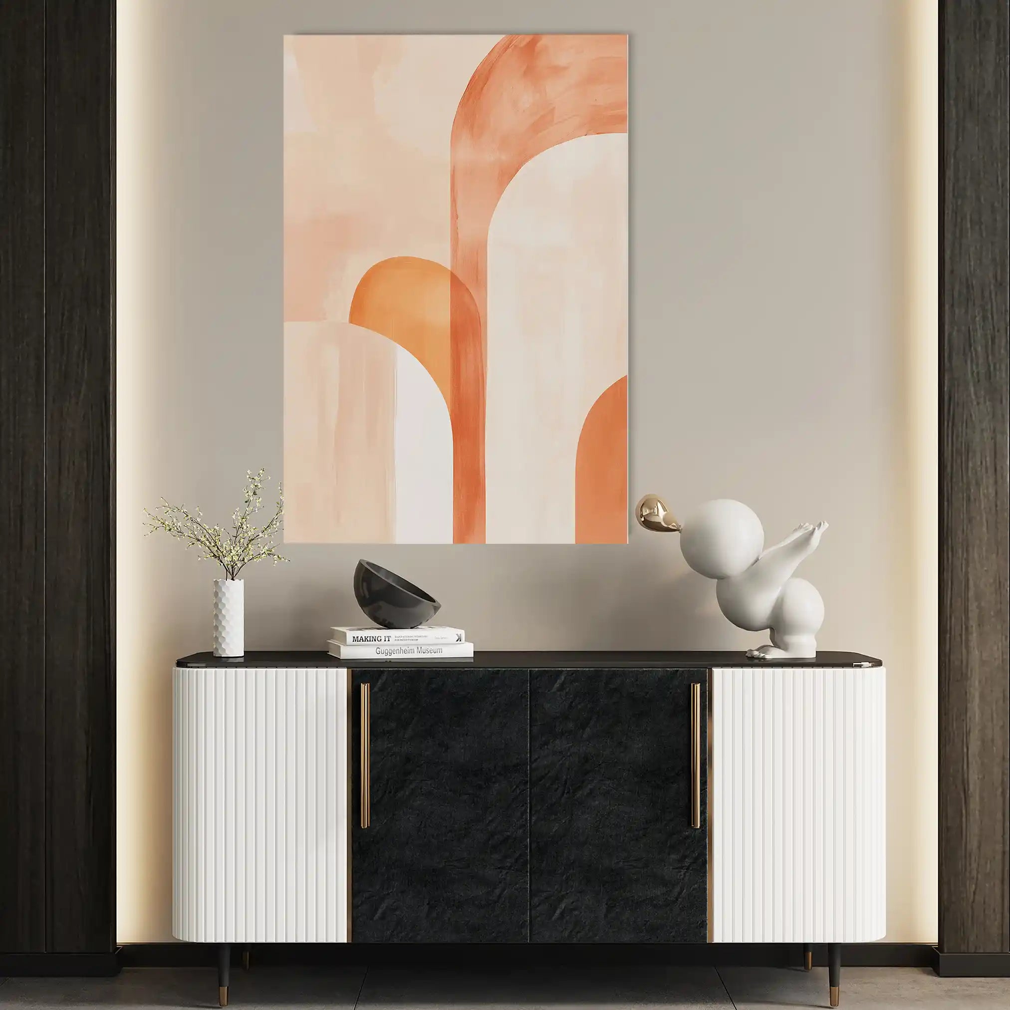 Abstract 637 Canvas Art 60 x 40 cm / Stretched on hidden frame