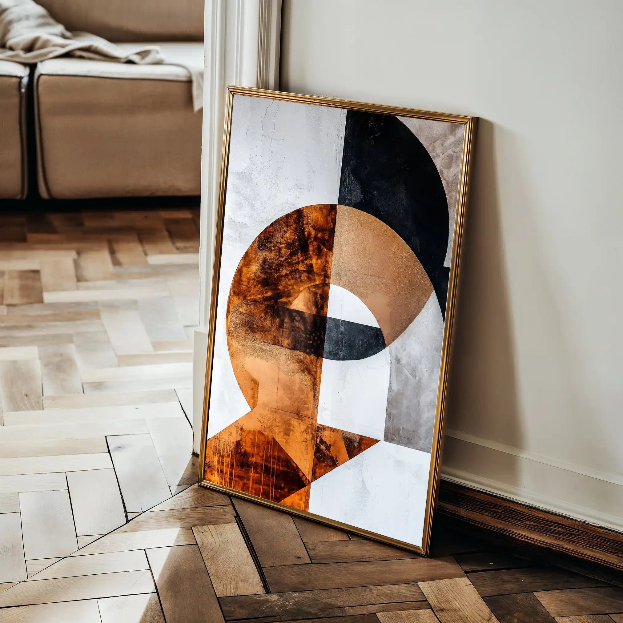 Abstract 638 Canvas Art 60 x 40 cm / Stretched on hidden frame