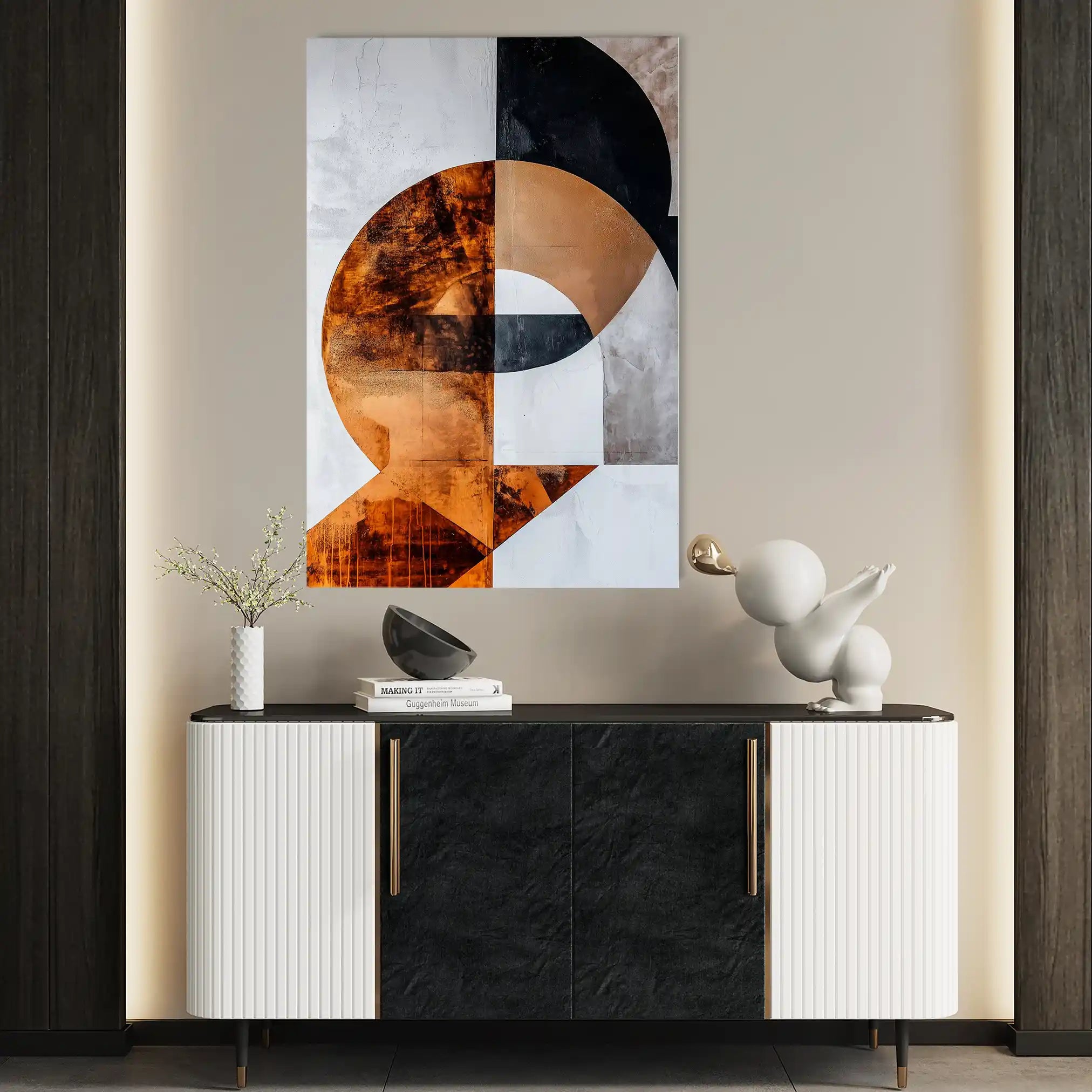 Abstract 638 Canvas Art 60 x 40 cm / Stretched on hidden frame