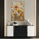 Floral Canvas Wall Art WAD638-F 90 x 60 cm / Stretched on hidden frame