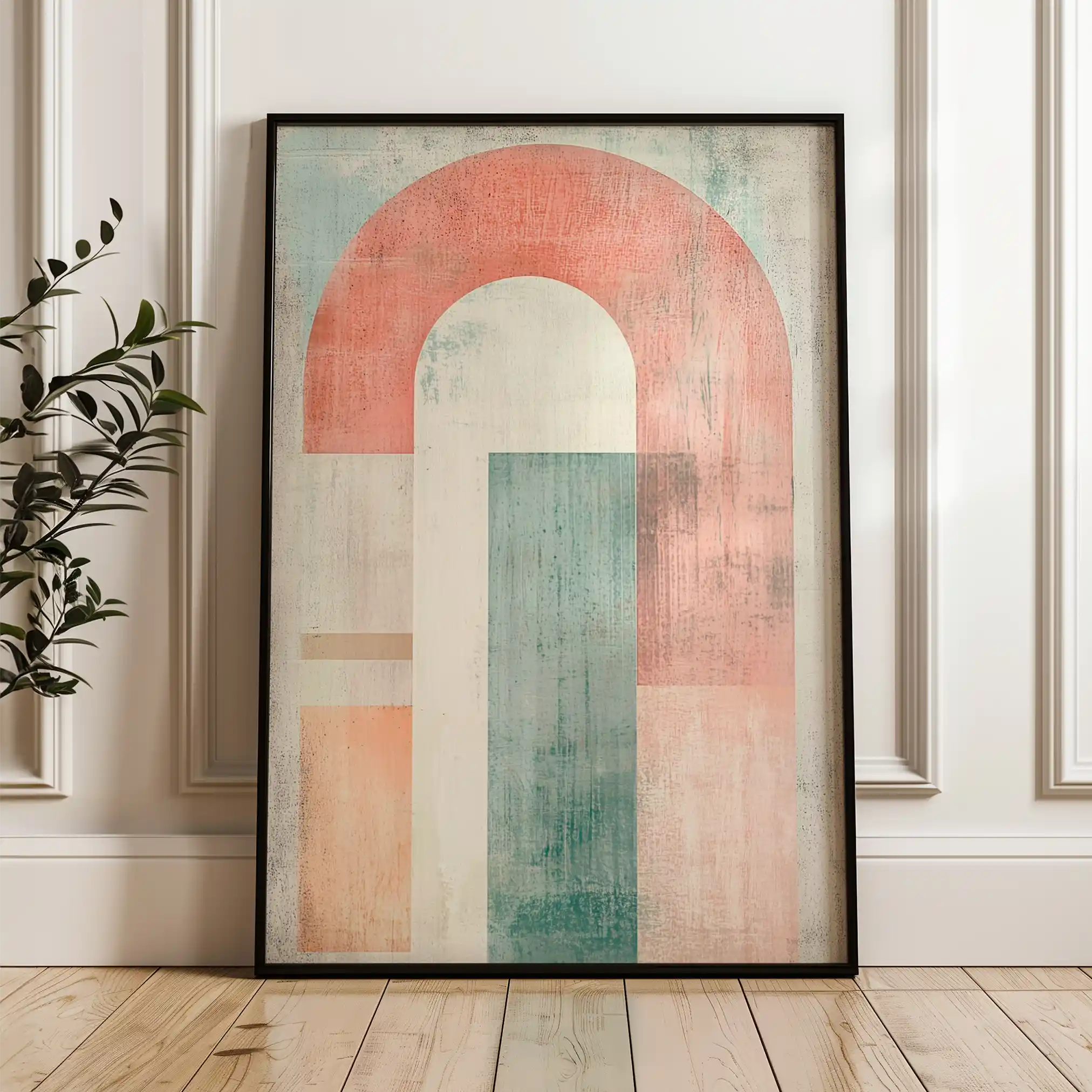 Abstract 640 Canvas Art 60 x 40 cm / Stretched on hidden frame