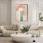 Abstract 640 Canvas Art 60 x 40 cm / Stretched on hidden frame