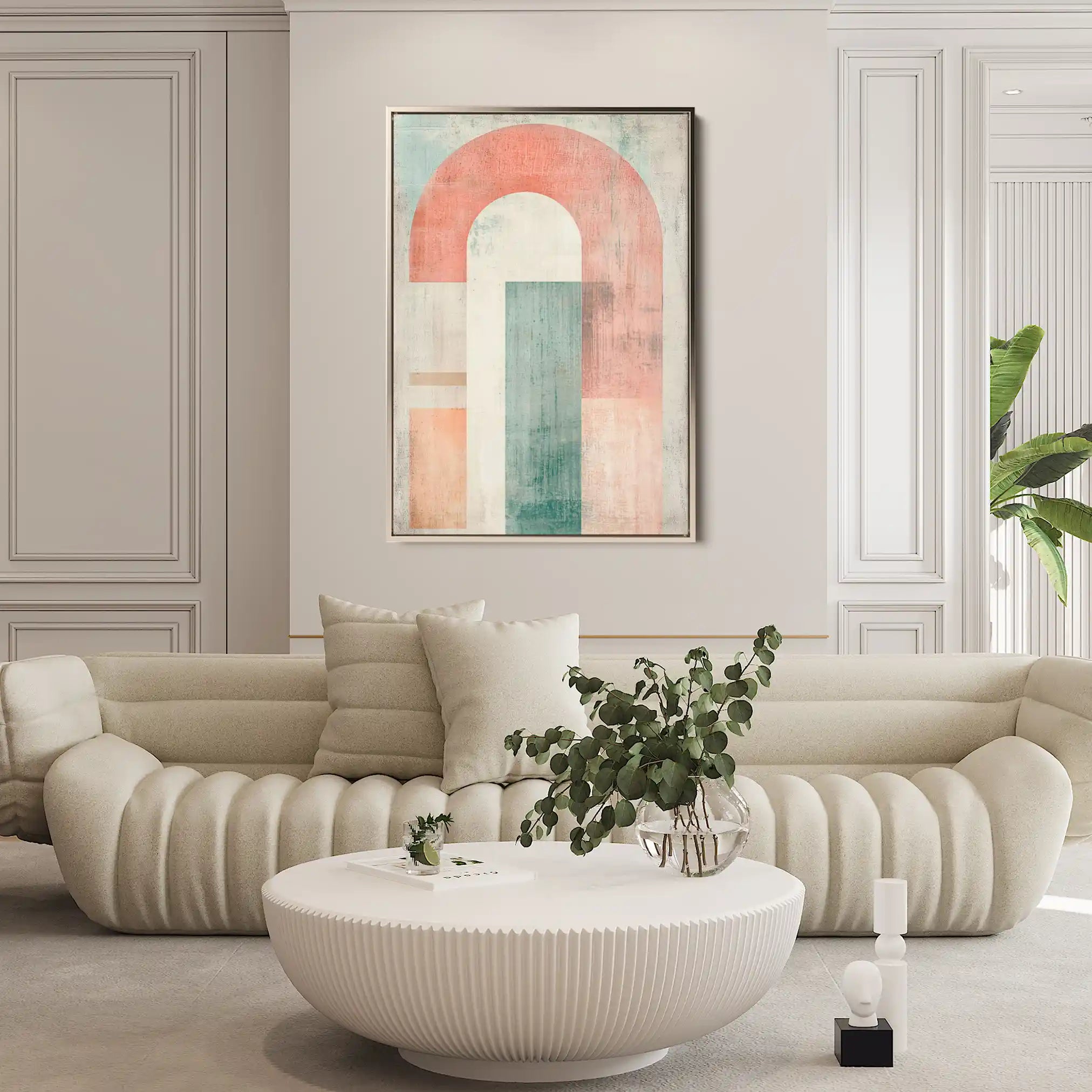 Abstract 640 Canvas Art 60 x 40 cm / Stretched on hidden frame