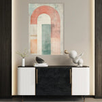 Abstract 640 Canvas Art 60 x 40 cm / Stretched on hidden frame