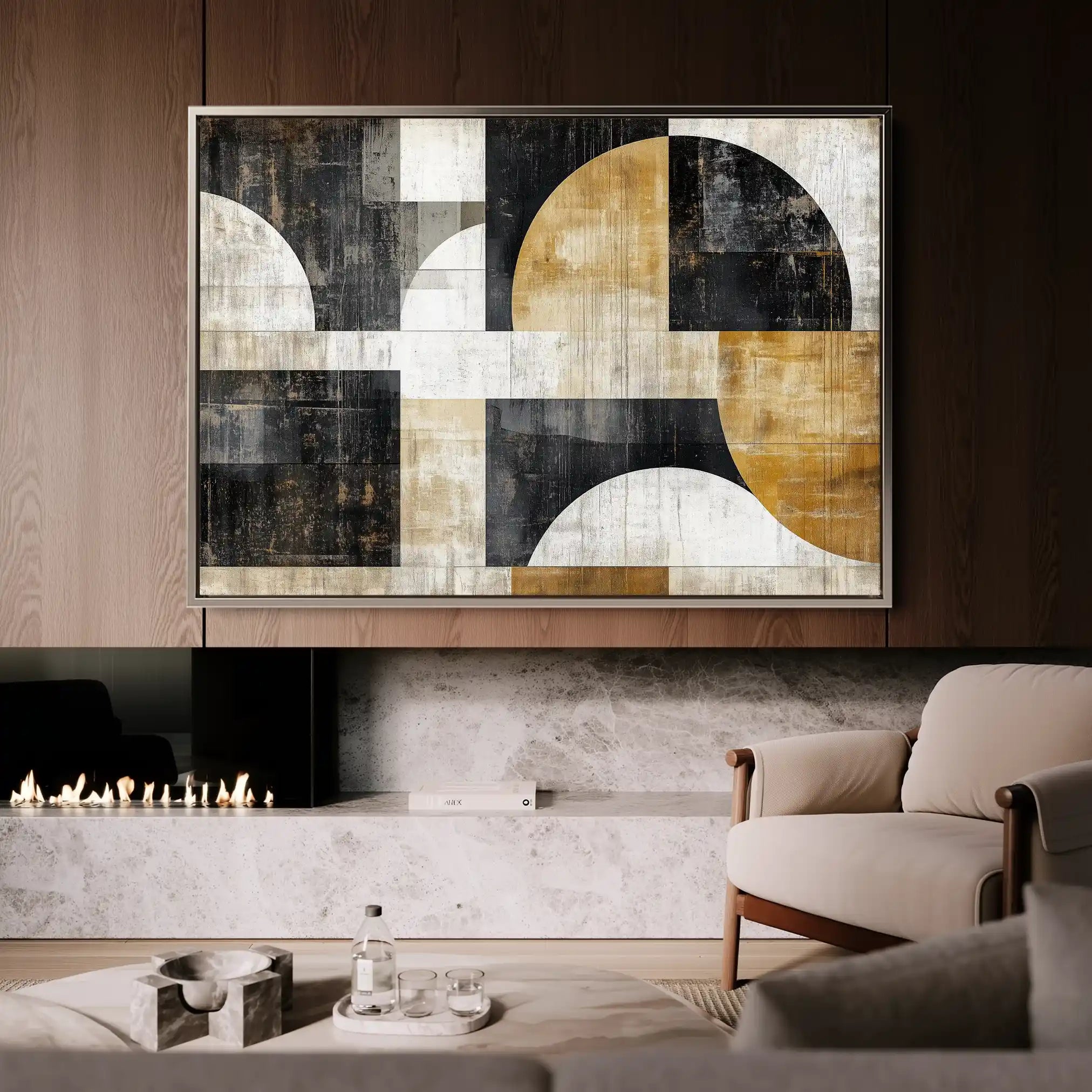 Abstract 641 Canvas Art 60 x 40 cm / Stretched on hidden frame