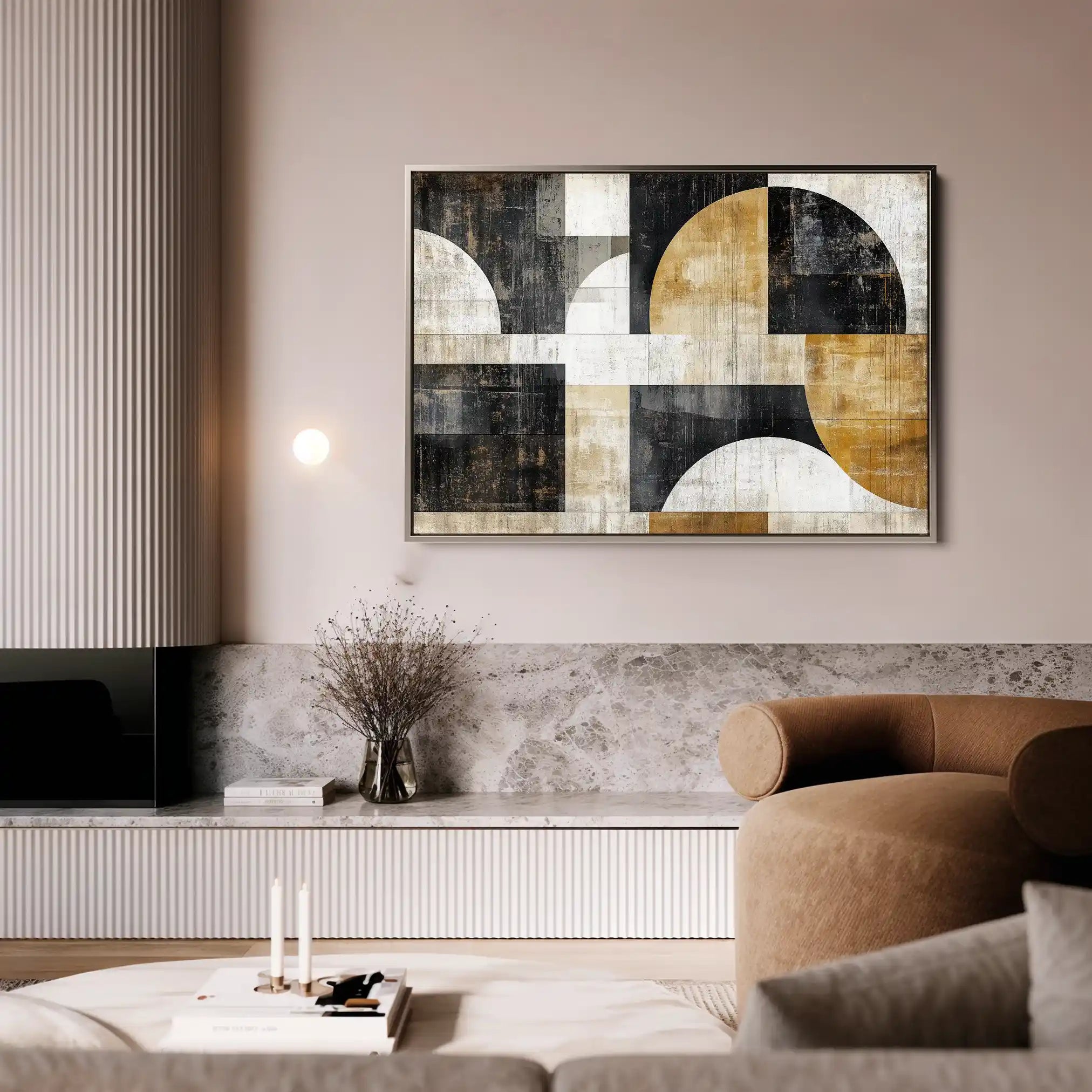 Abstract 641 Canvas Art 60 x 40 cm / Stretched on hidden frame