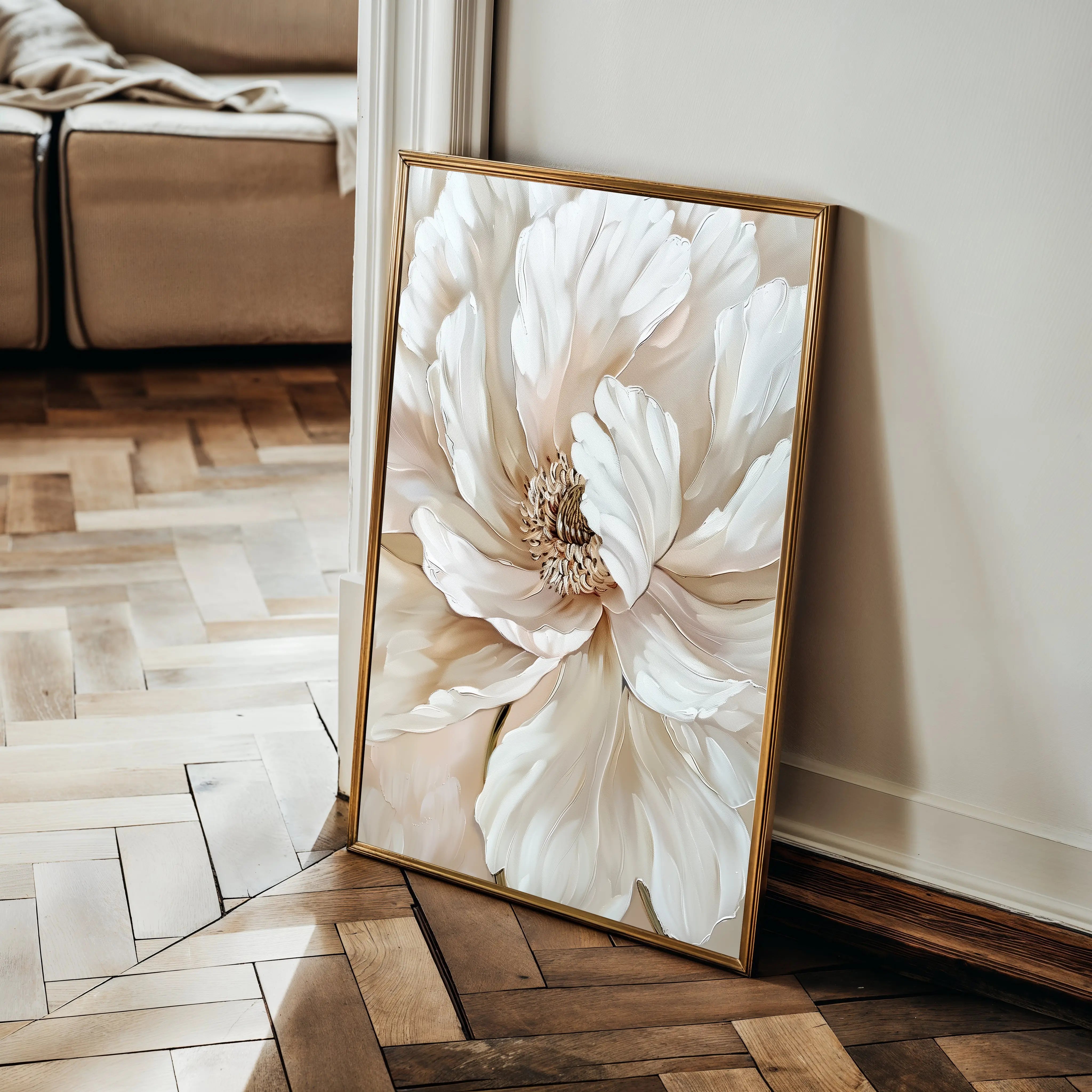 Floral Canvas Wall Art WAD642-F 90 x 60 cm / Stretched on hidden frame