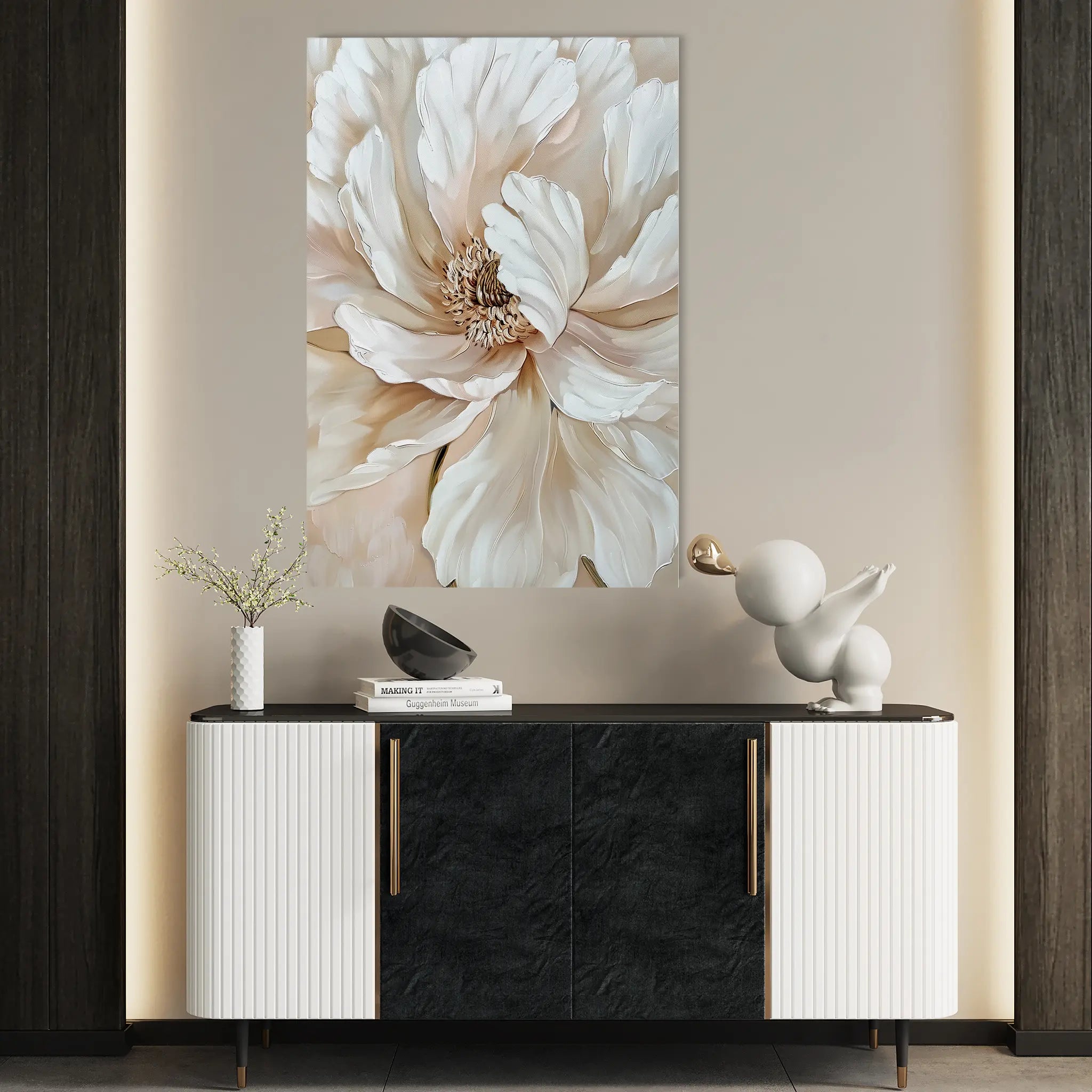 Floral Canvas Wall Art WAD642-F 90 x 60 cm / Stretched on hidden frame