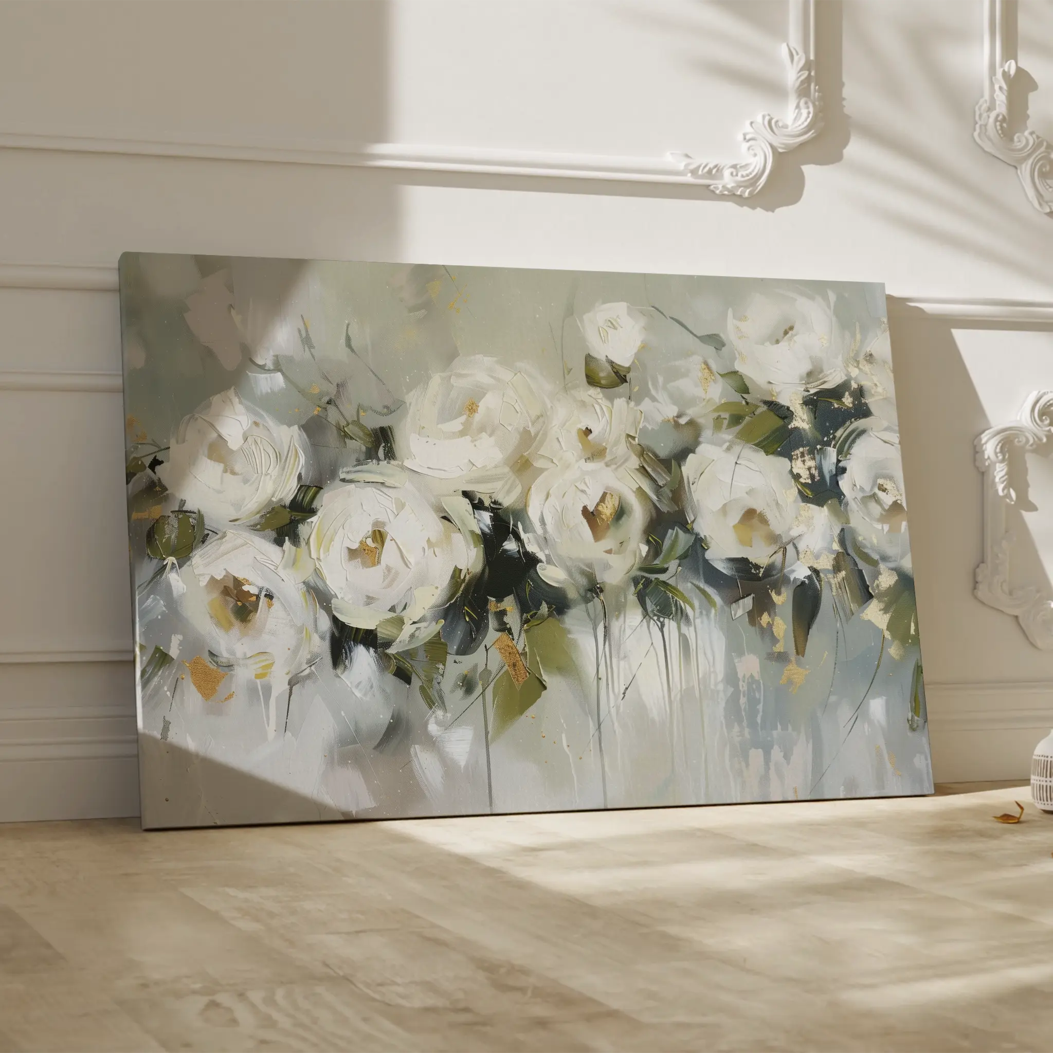 Floral Canvas Wall Art WAD643-F 90 x 60 cm / Stretched on hidden frame