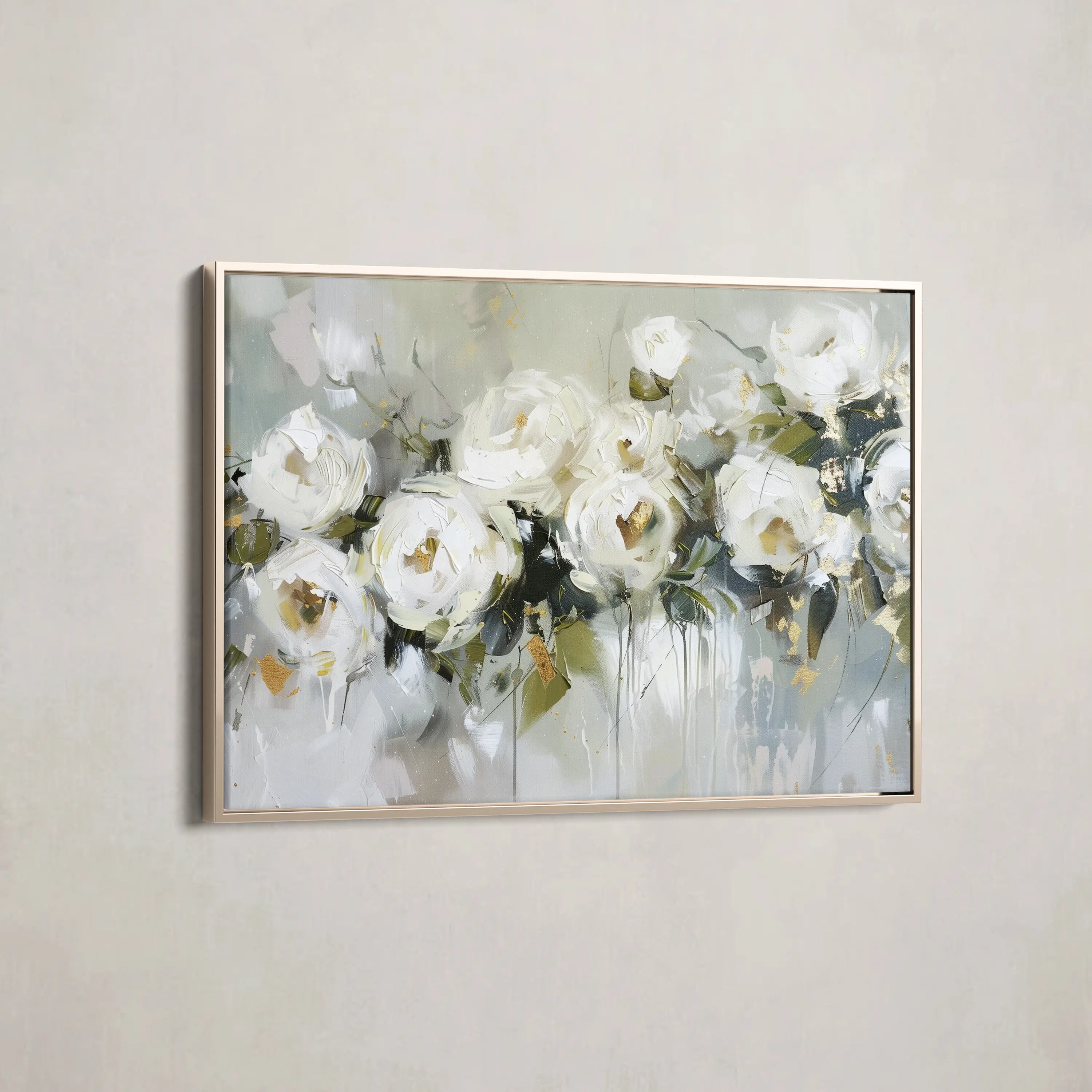 Floral Canvas Wall Art WAD643-F 90 x 60 cm / Stretched on hidden frame