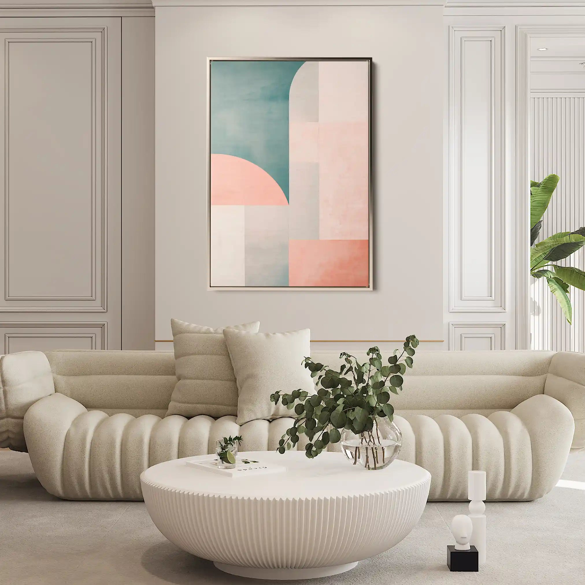 Abstract 645 Canvas Art 60 x 40 cm / Stretched on hidden frame