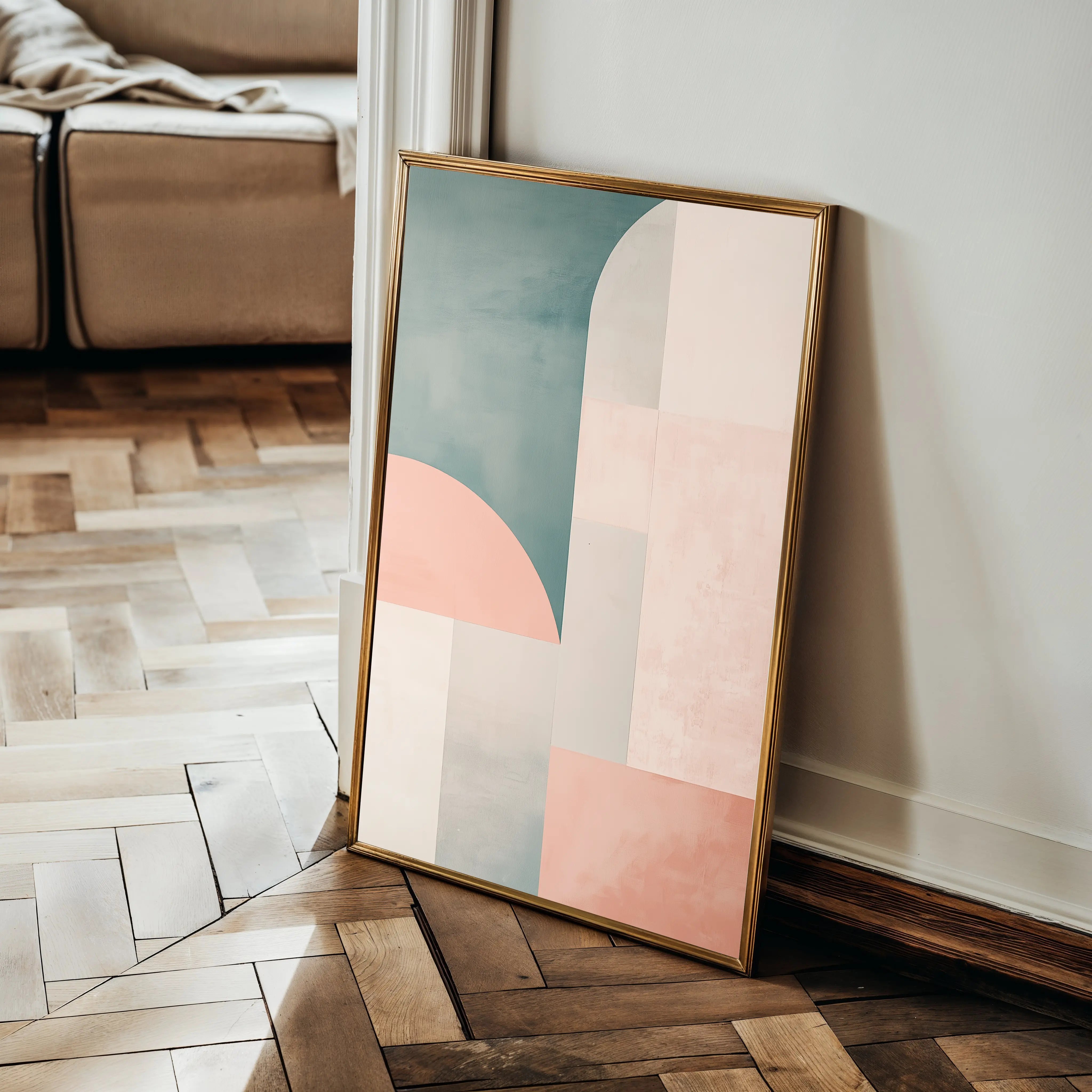 Abstract Canvas Wall Art WAD645-A 90 x 60 cm / Stretched on hidden frame