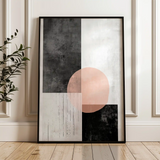 Abstract 646 Canvas Art 60 x 40 cm / Stretched on hidden frame