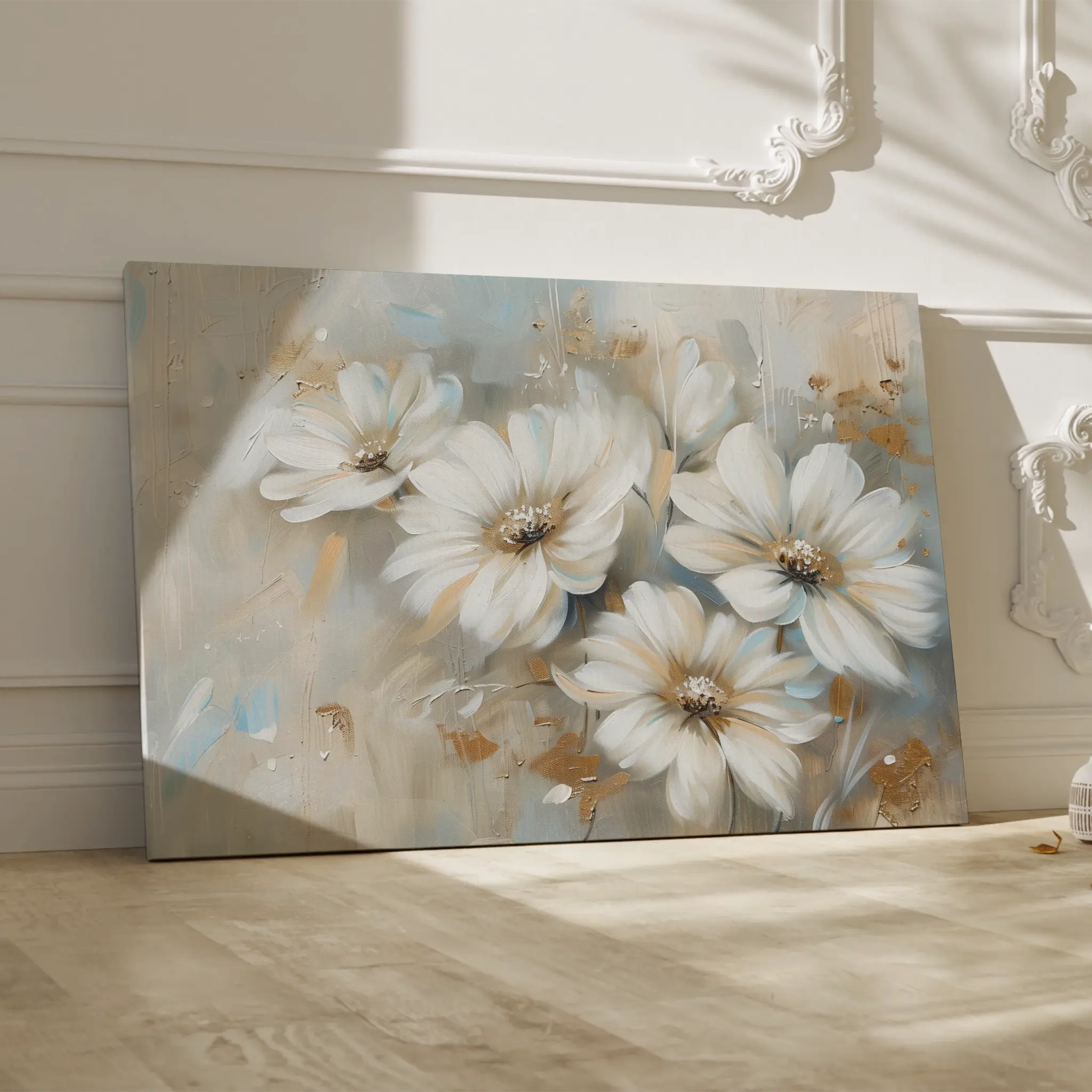 Floral Canvas Wall Art WAD646-F 90 x 60 cm / Stretched on hidden frame