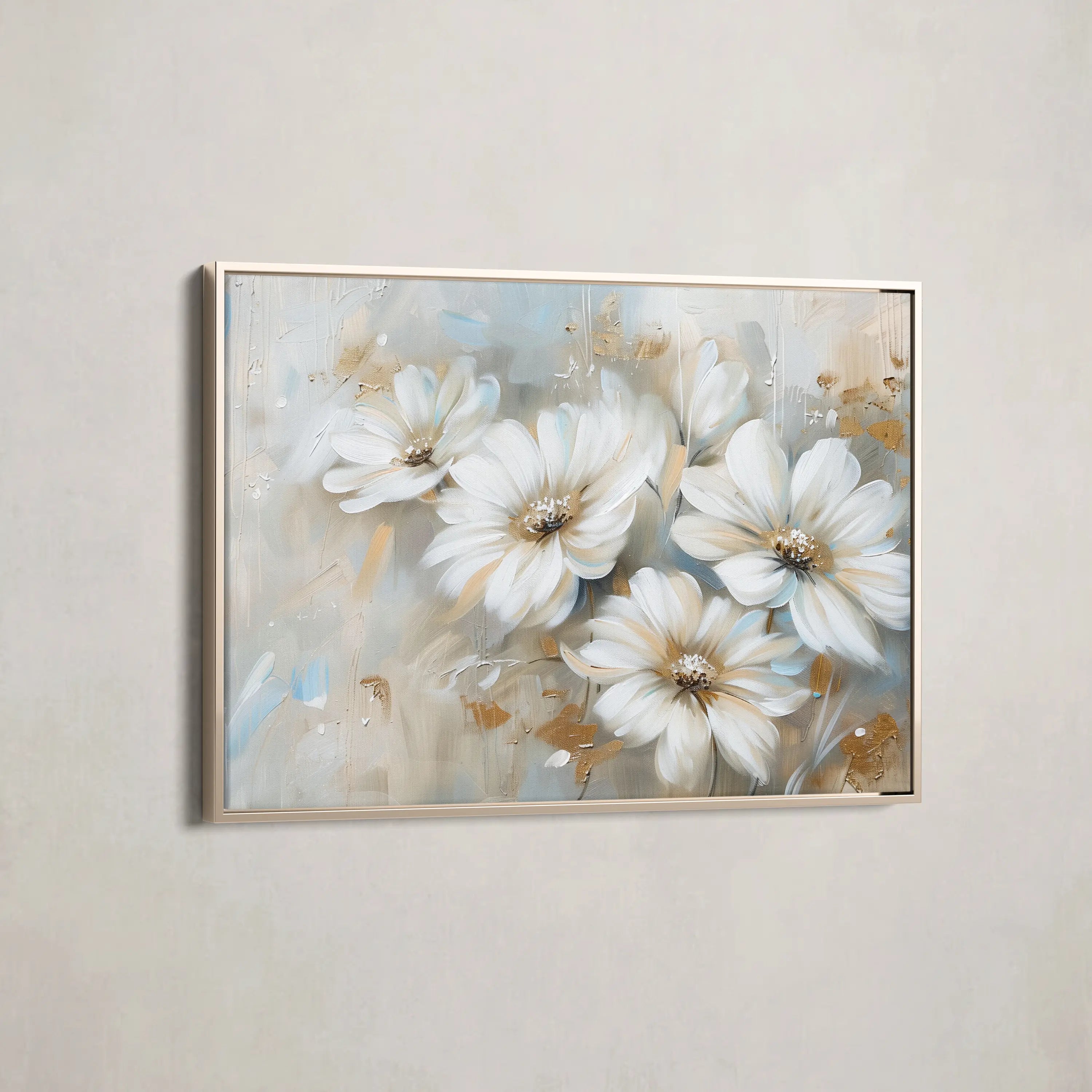 Floral Canvas Wall Art WAD646-F 90 x 60 cm / Stretched on hidden frame