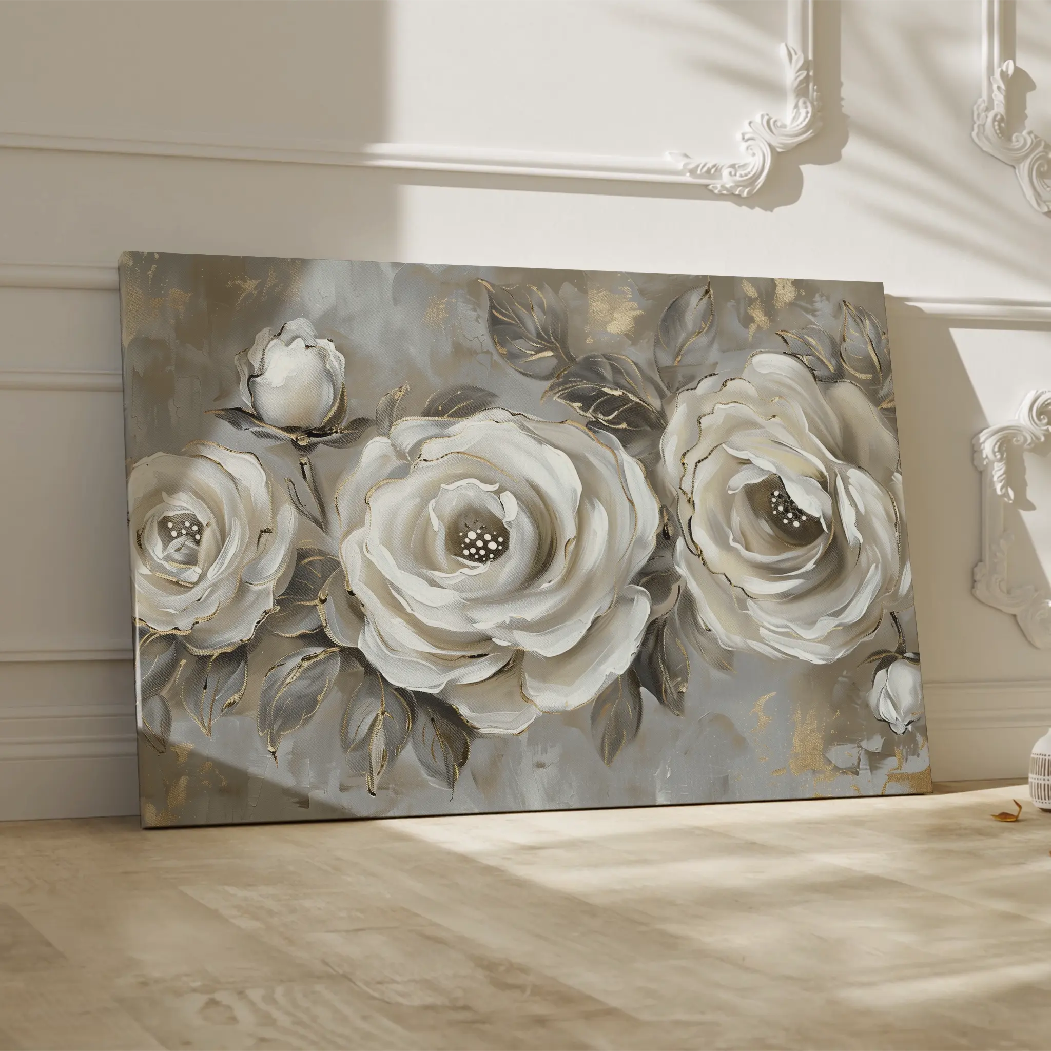 Floral Canvas Wall Art WAD647-F 90 x 60 cm / Stretched on hidden frame