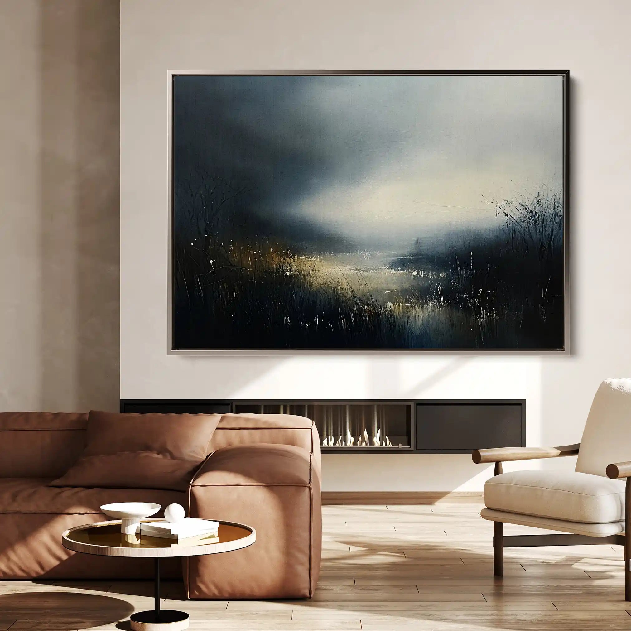 Abstract 649 Canvas Art 60 x 40 cm / Stretched on hidden frame