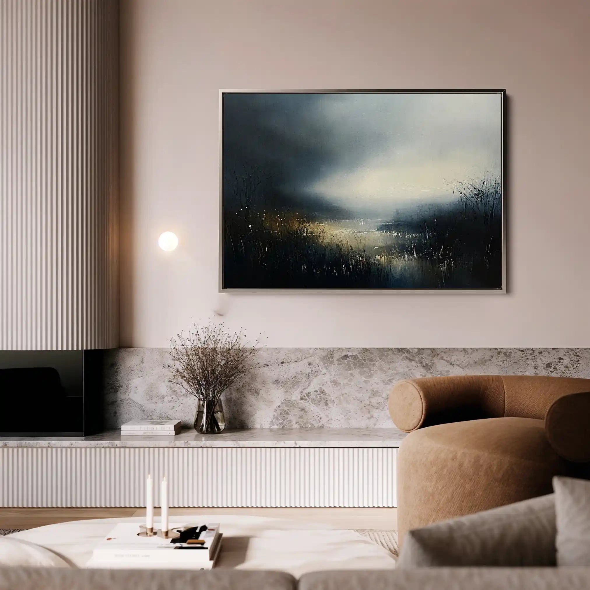 Abstract 649 Canvas Art 60 x 40 cm / Stretched on hidden frame