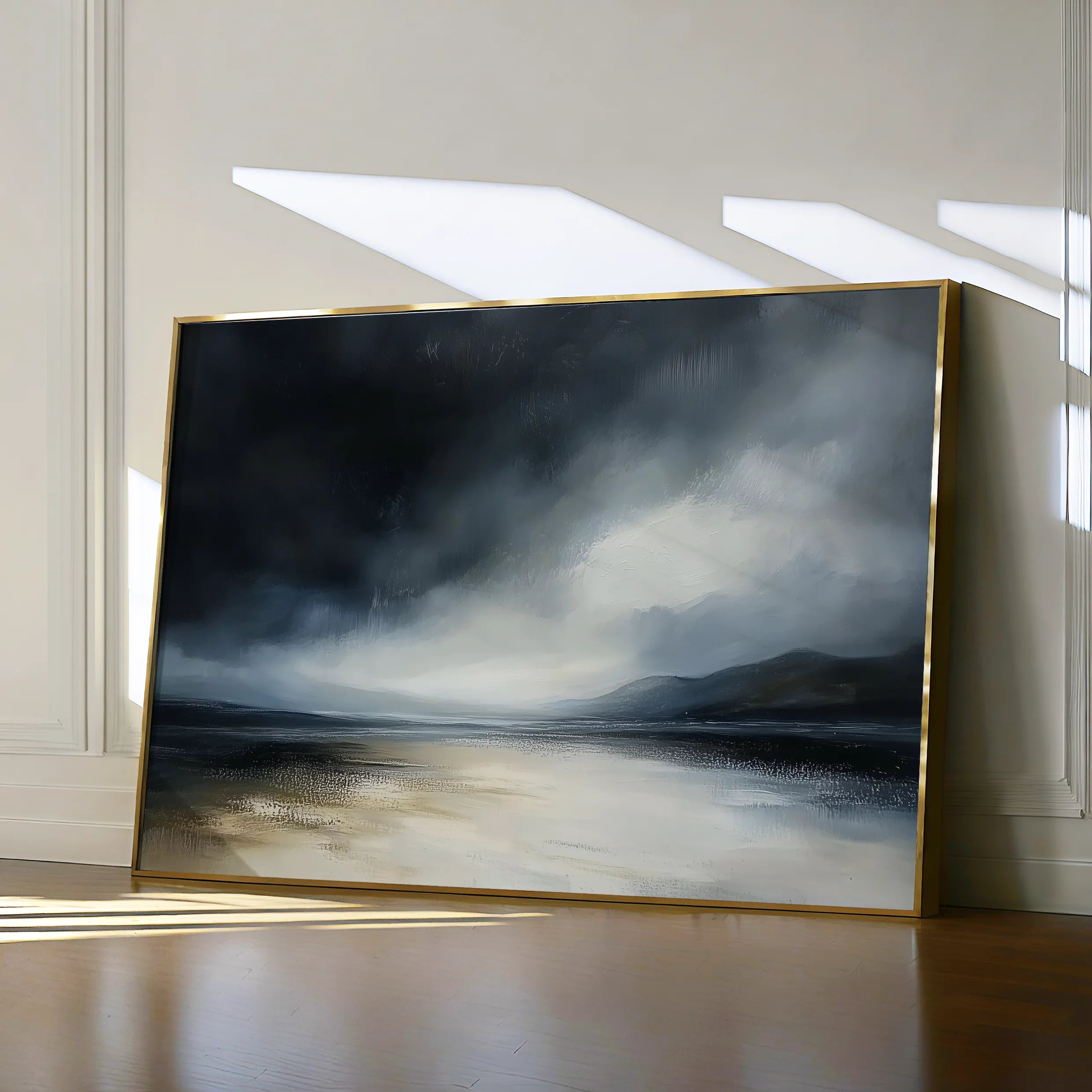 Abstract Canvas Wall Art WAD650-A 90 x 60 cm / Stretched on hidden frame