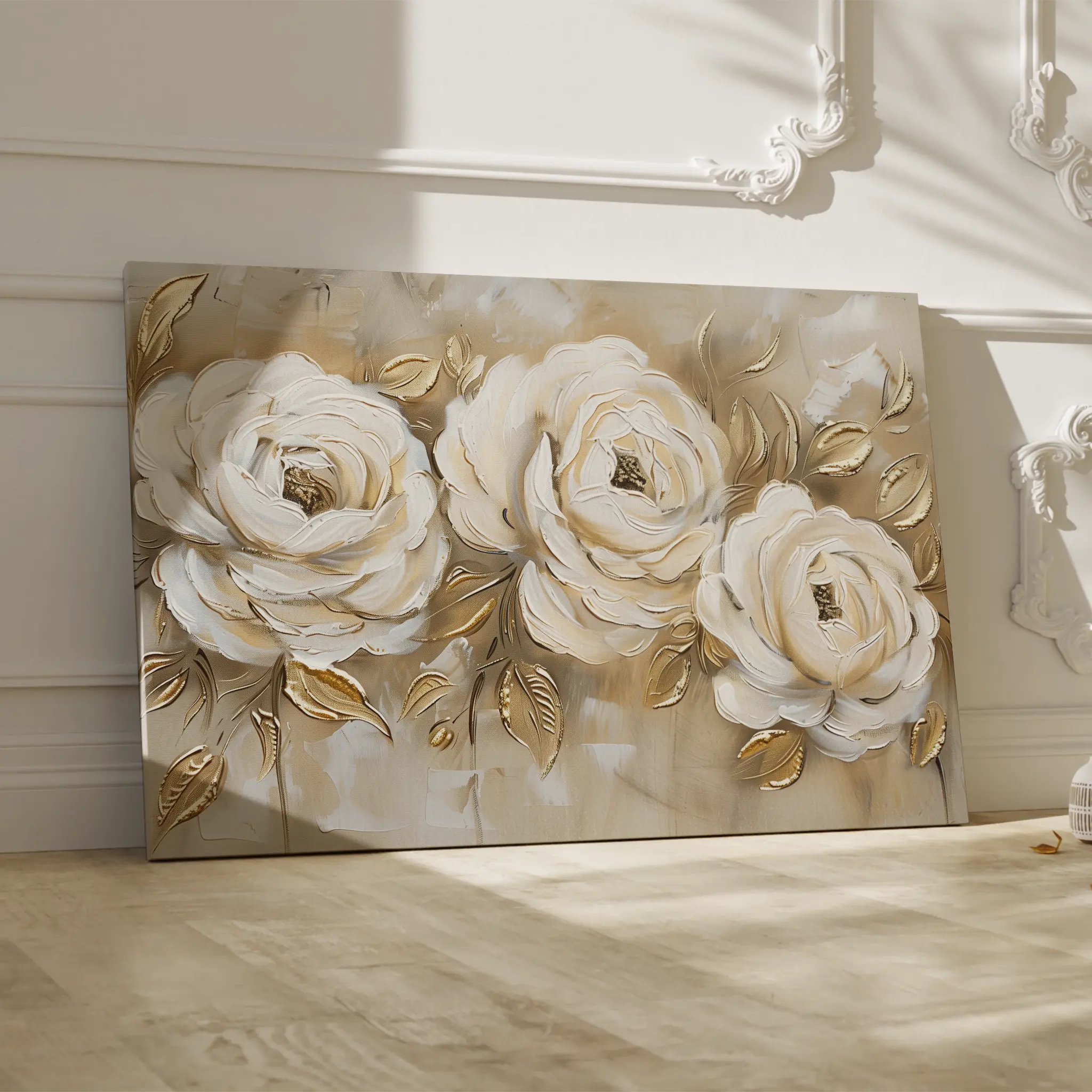 Floral Canvas Wall Art WAD650-F 90 x 60 cm / Stretched on hidden frame