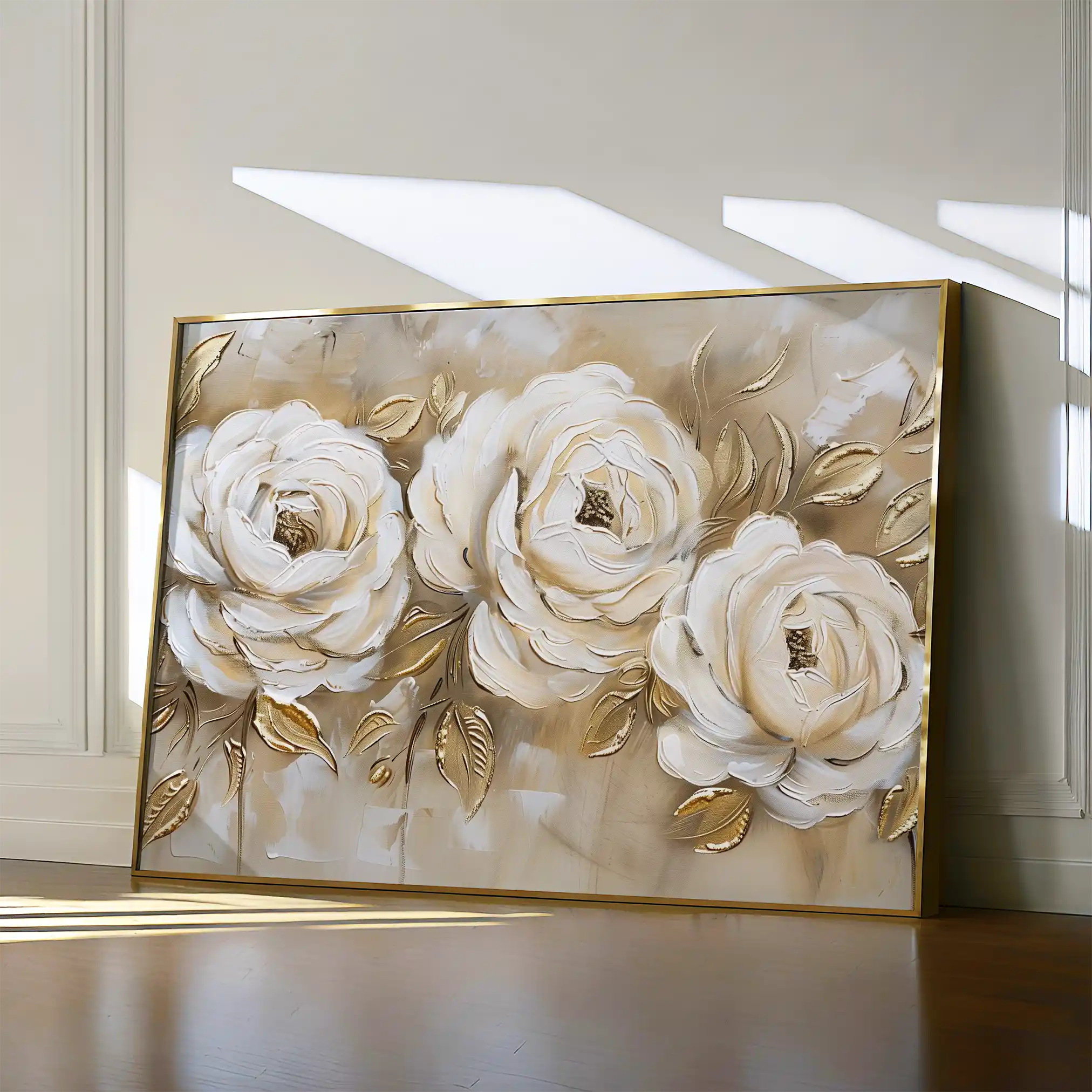 Floral Canvas Wall Art WAD650-F 90 x 60 cm / Stretched on hidden frame