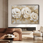 Floral Canvas Wall Art WAD650-F 90 x 60 cm / Stretched on hidden frame