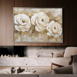 Floral Canvas Wall Art WAD650-F 90 x 60 cm / Stretched on hidden frame
