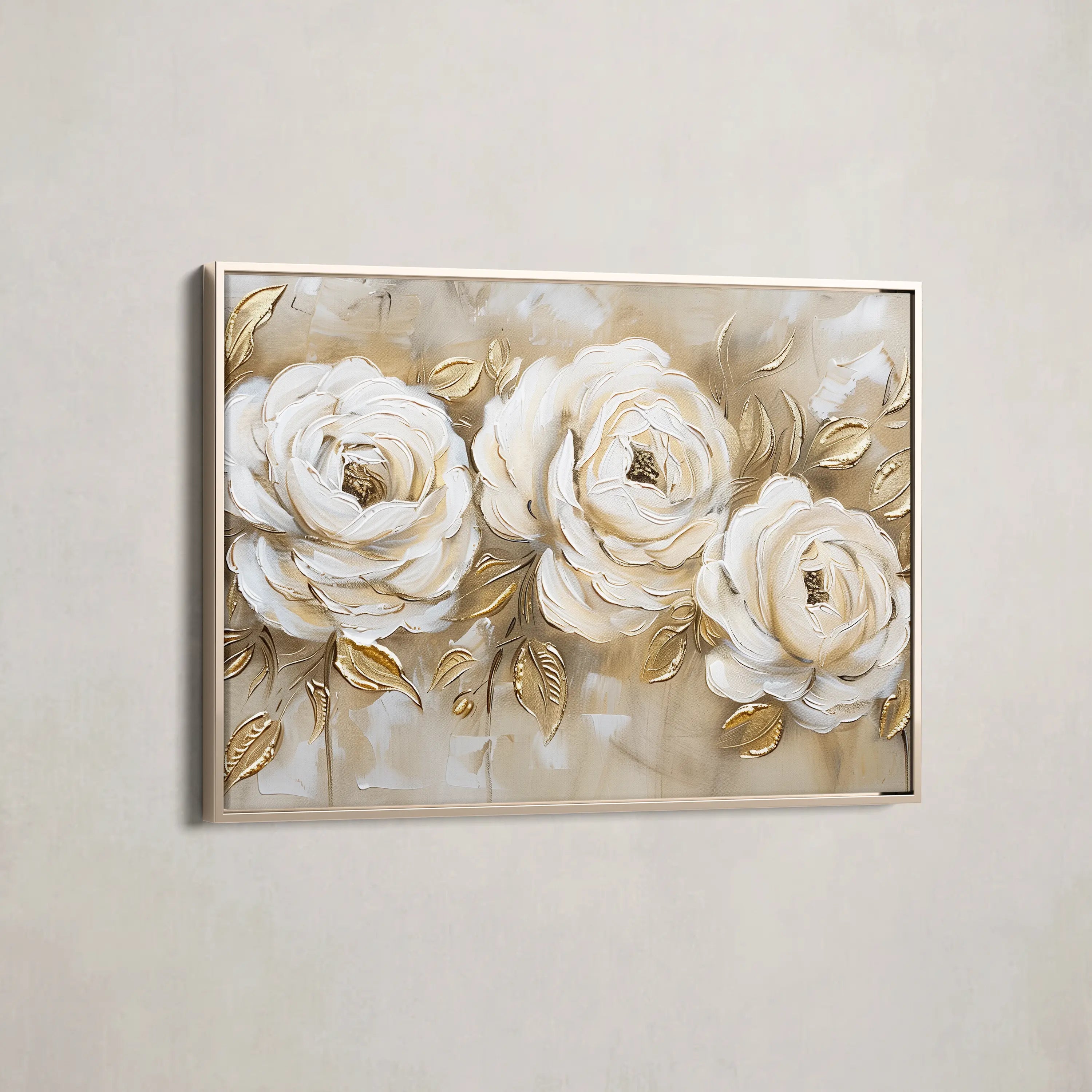 Floral Canvas Wall Art WAD650-F 90 x 60 cm / Stretched on hidden frame