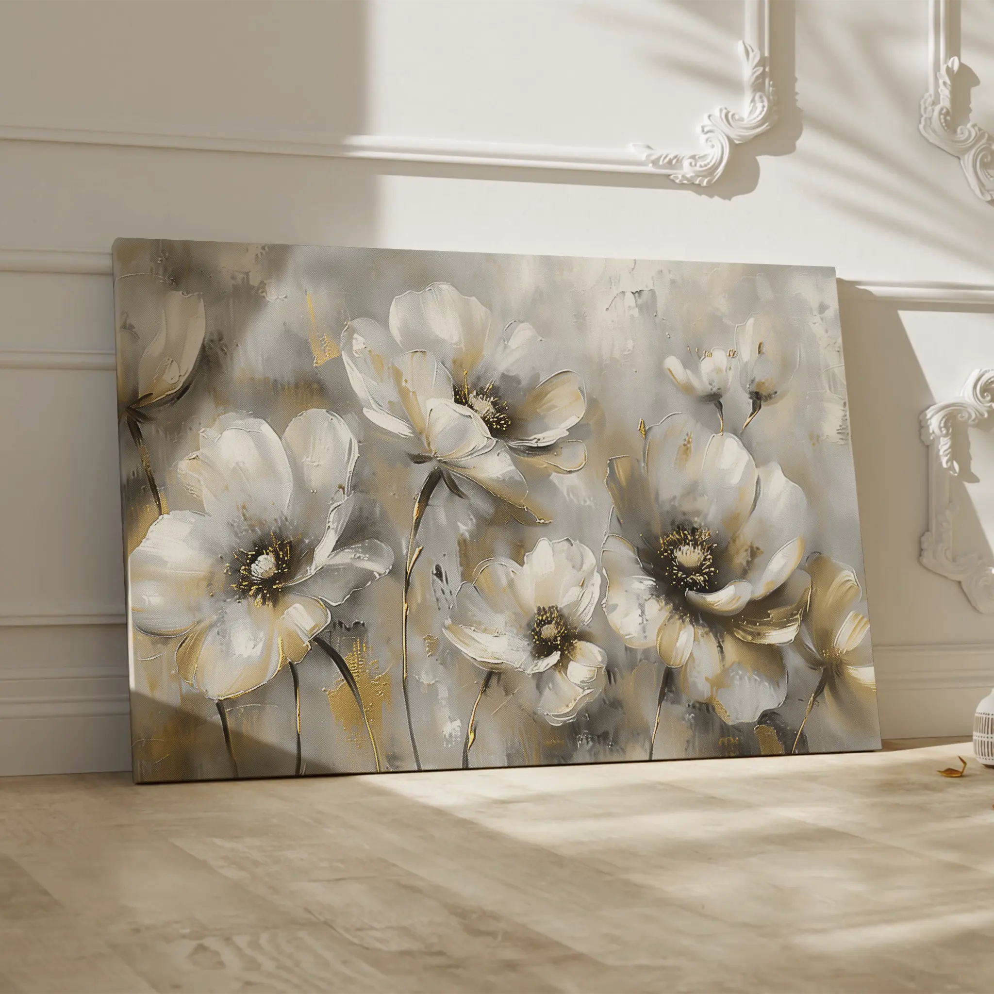 Floral Canvas Wall Art WAD652-F 90 x 60 cm / Stretched on hidden frame