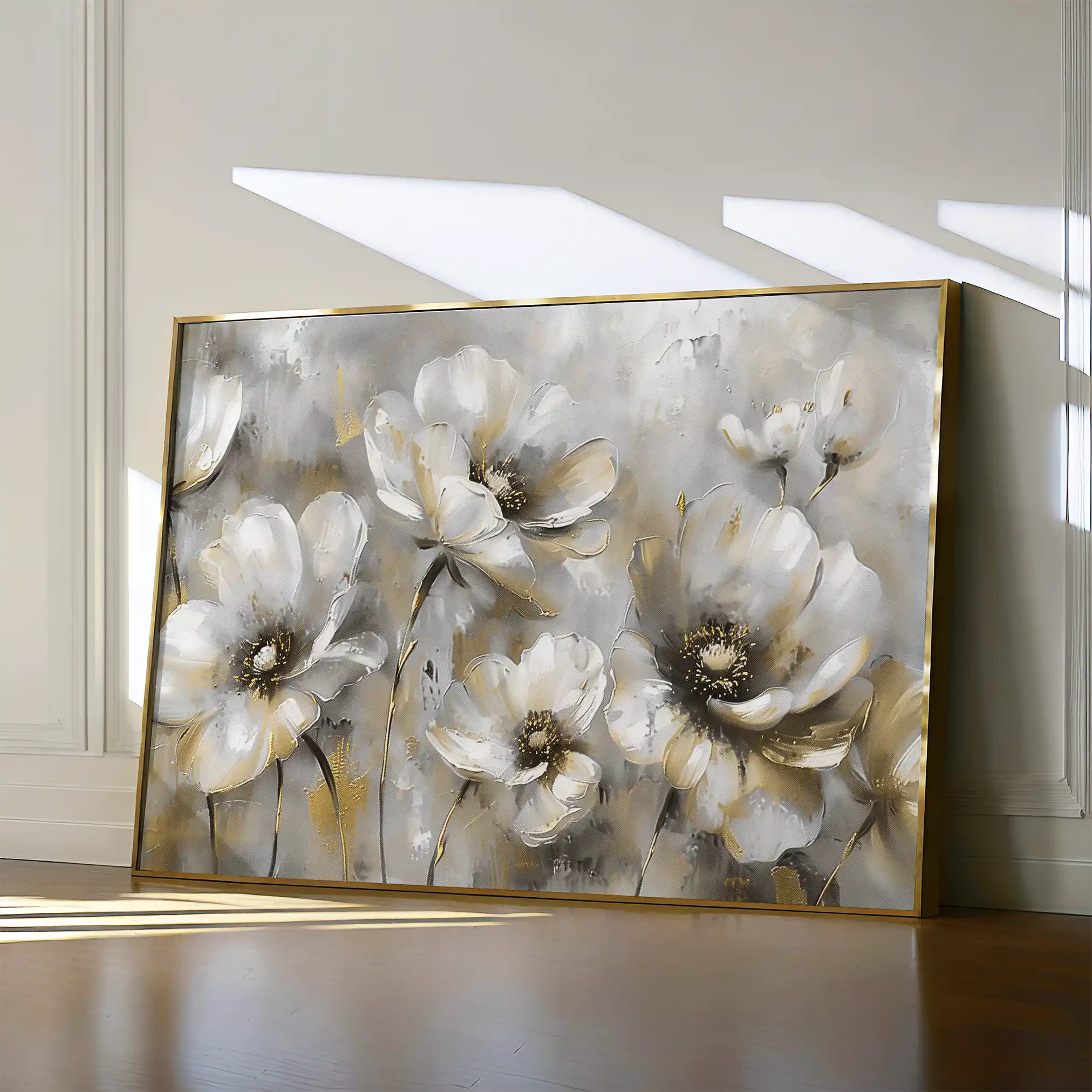 Floral Canvas Wall Art WAD652-F 90 x 60 cm / Stretched on hidden frame