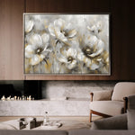 Floral Canvas Wall Art WAD652-F 90 x 60 cm / Stretched on hidden frame