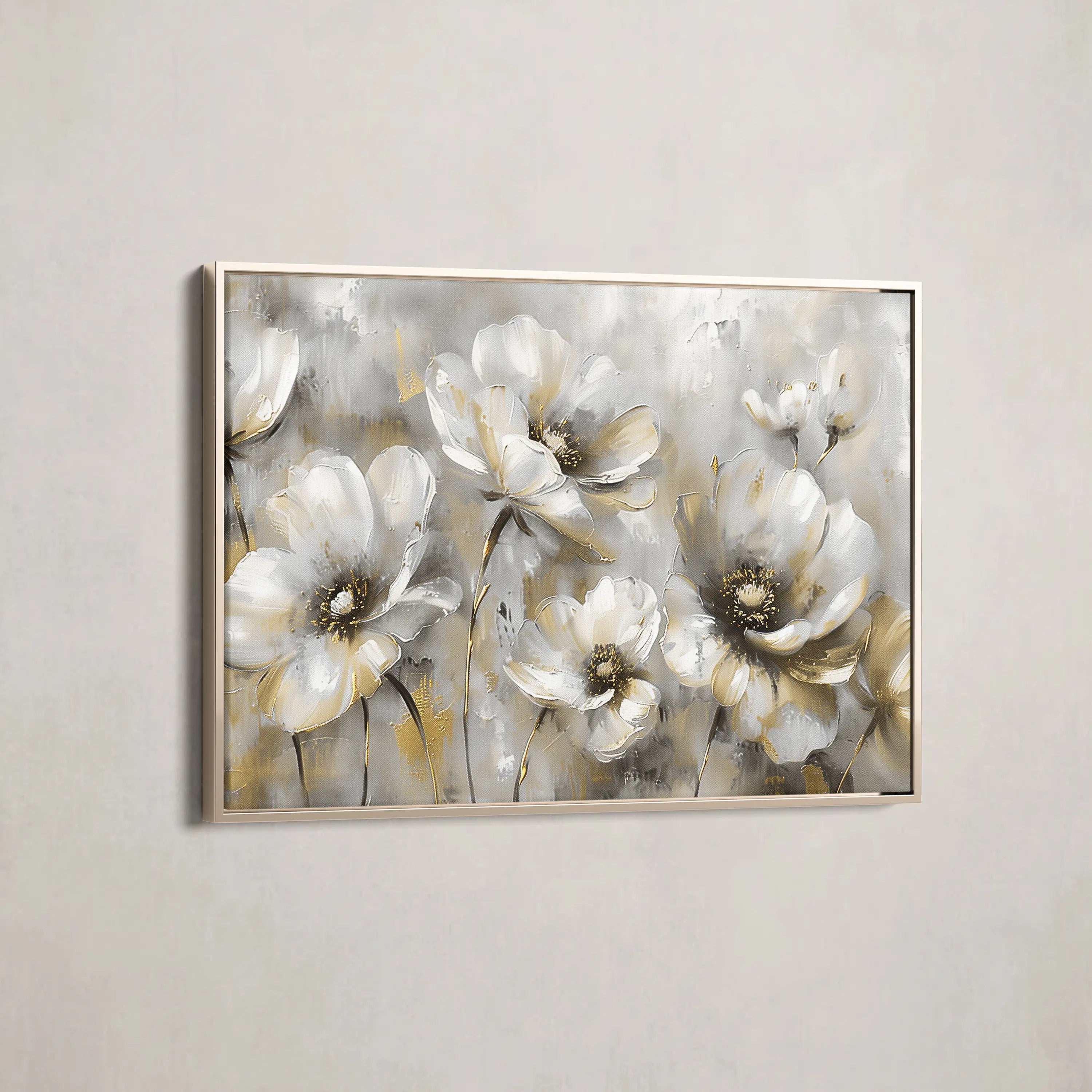 Floral Canvas Wall Art WAD652-F 90 x 60 cm / Stretched on hidden frame