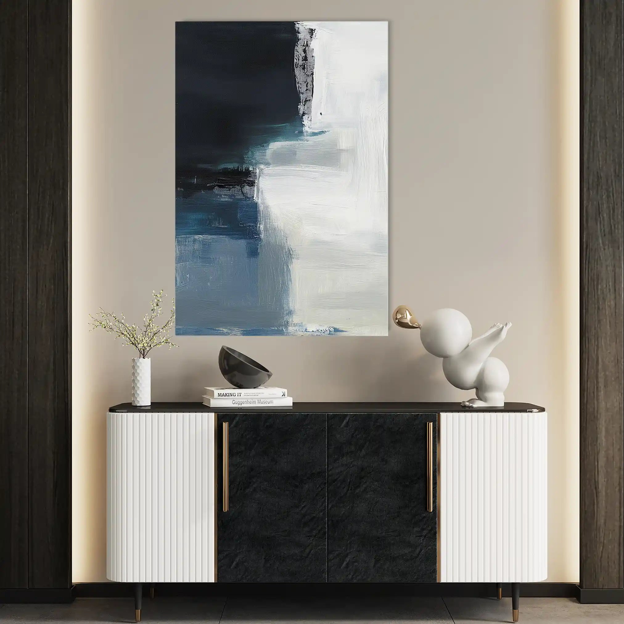 Abstract 653 Canvas Art 60 x 40 cm / Stretched on hidden frame