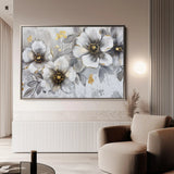 Floral Canvas Wall Art WAD653-F 90 x 60 cm / Stretched on hidden frame