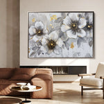 Floral Canvas Wall Art WAD653-F 90 x 60 cm / Stretched on hidden frame