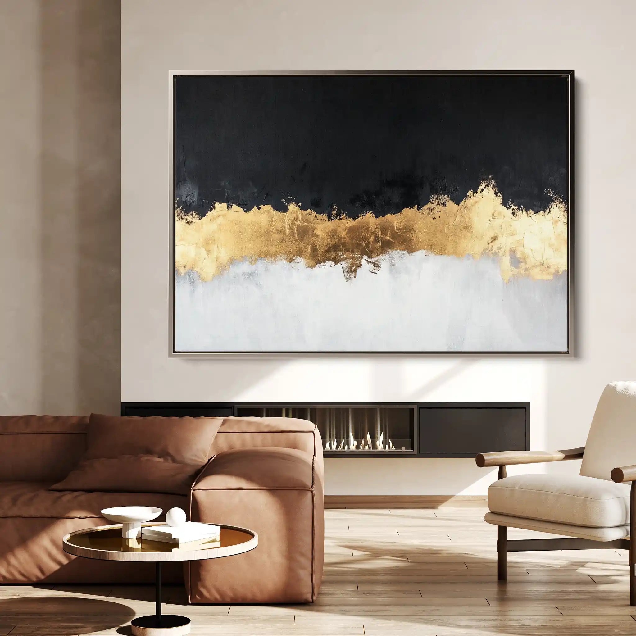 Abstract 654 Canvas Art 60 x 40 cm / Stretched on hidden frame