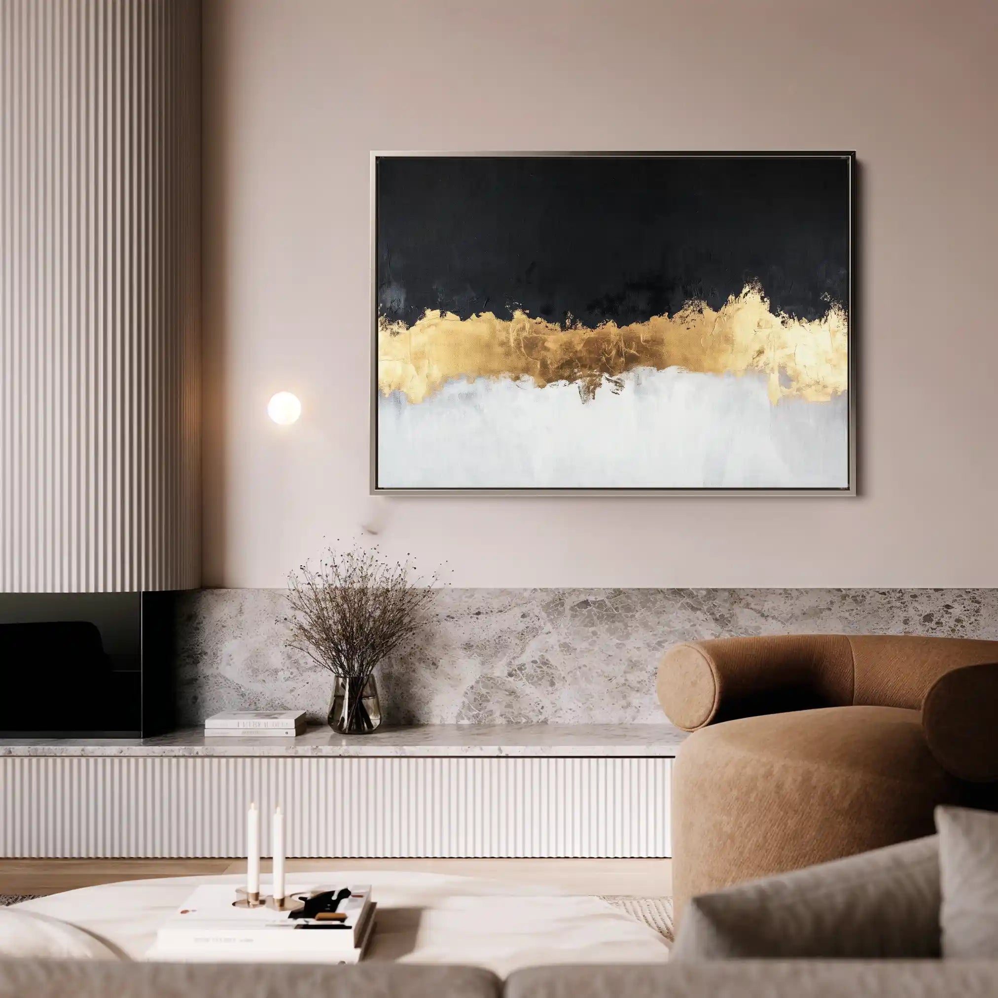 Abstract 654 Canvas Art 60 x 40 cm / Stretched on hidden frame