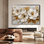 Floral Canvas Wall Art WAD654-F 90 x 60 cm / Stretched on hidden frame
