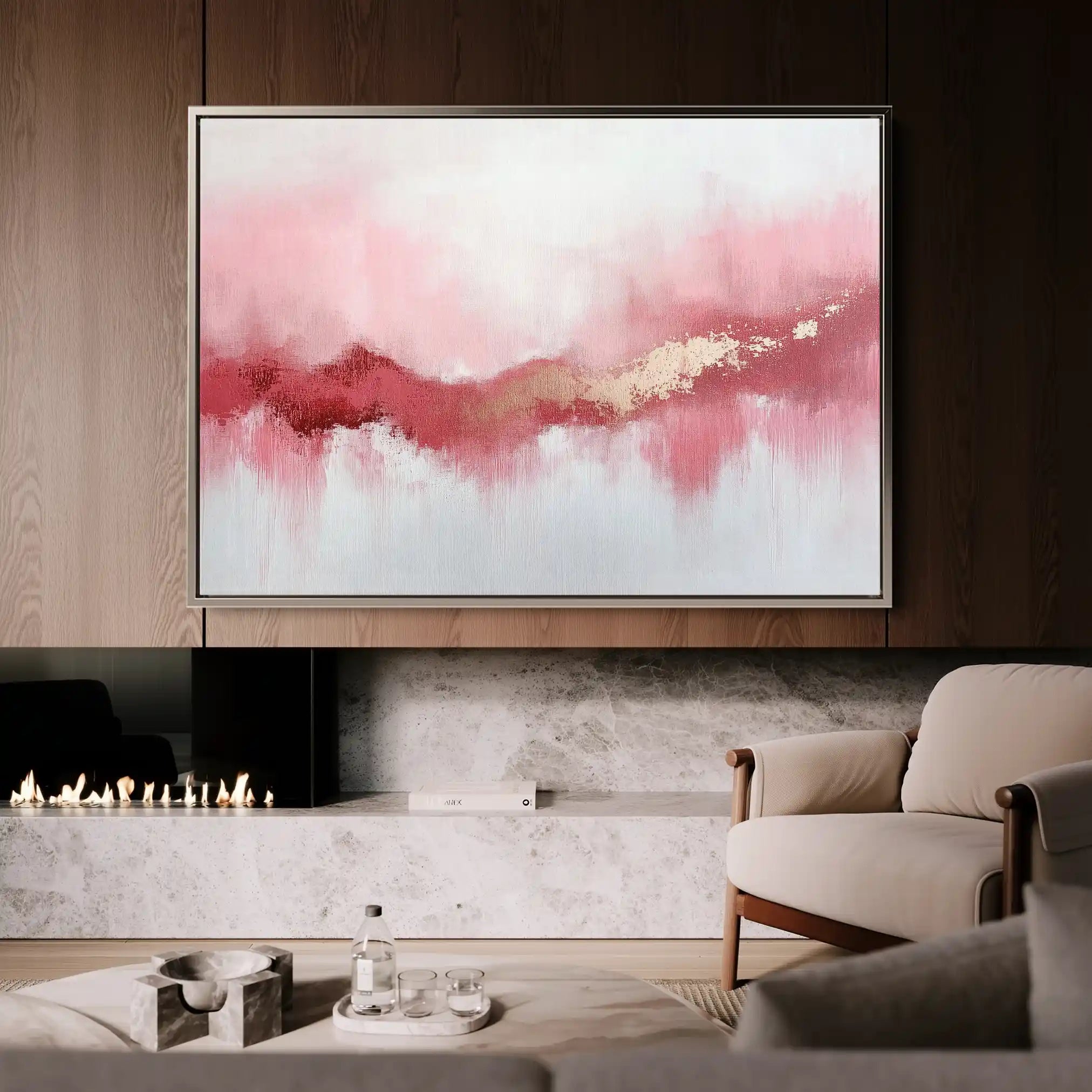 Abstract 655 Canvas Art 60 x 40 cm / Stretched on hidden frame