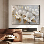 Floral Canvas Wall Art WAD655-F 90 x 60 cm / Stretched on hidden frame
