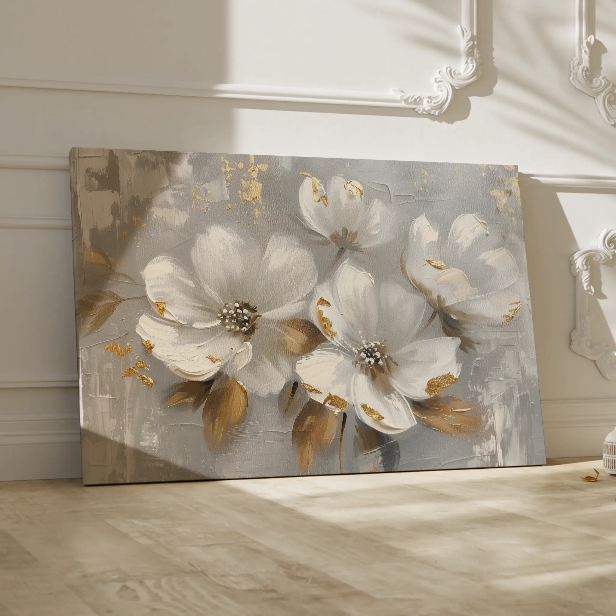 Floral Canvas Wall Art WAD655-F 90 x 60 cm / Stretched on hidden frame