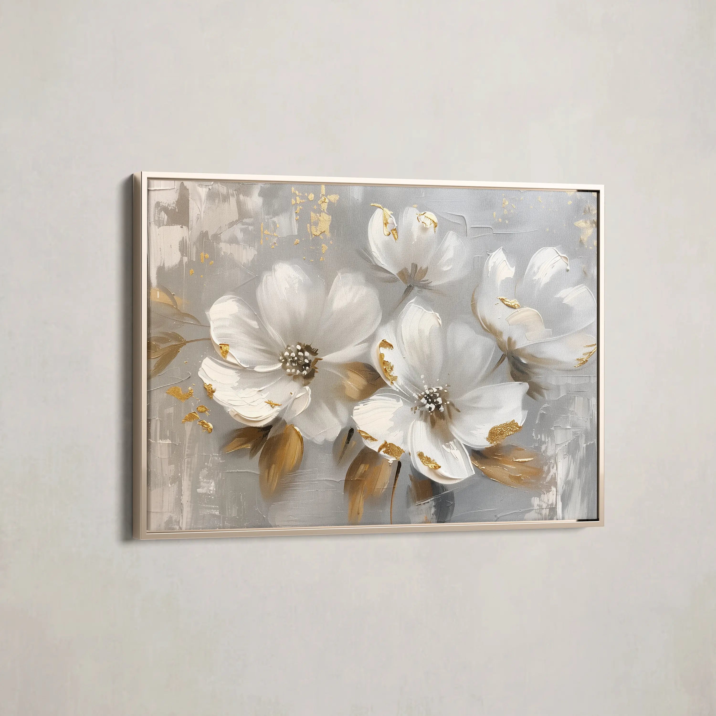 Floral Canvas Wall Art WAD655-F 90 x 60 cm / Stretched on hidden frame