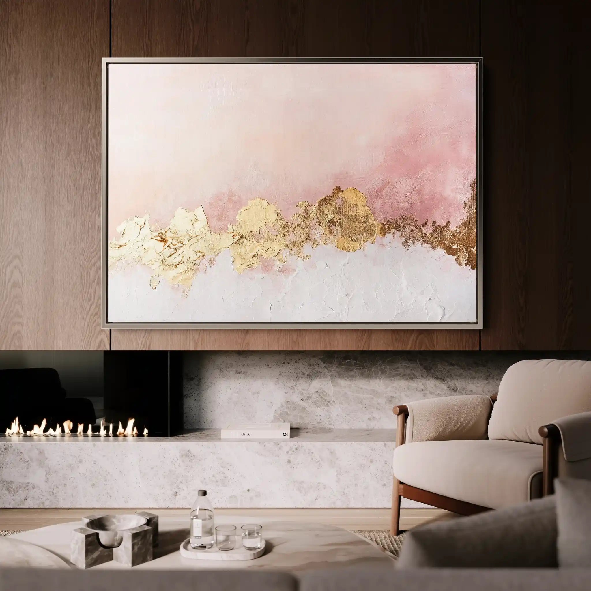 Abstract 656 Canvas Art 60 x 40 cm / Stretched on hidden frame