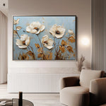 Floral Canvas Wall Art WAD656-F 90 x 60 cm / Stretched on hidden frame
