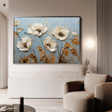 Floral Canvas Wall Art WAD656-F 90 x 60 cm / Stretched on hidden frame