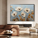 Floral Canvas Wall Art WAD656-F 90 x 60 cm / Stretched on hidden frame