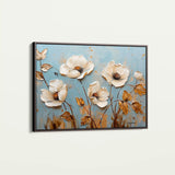 Floral Canvas Wall Art WAD656-F 90 x 60 cm / Stretched on hidden frame