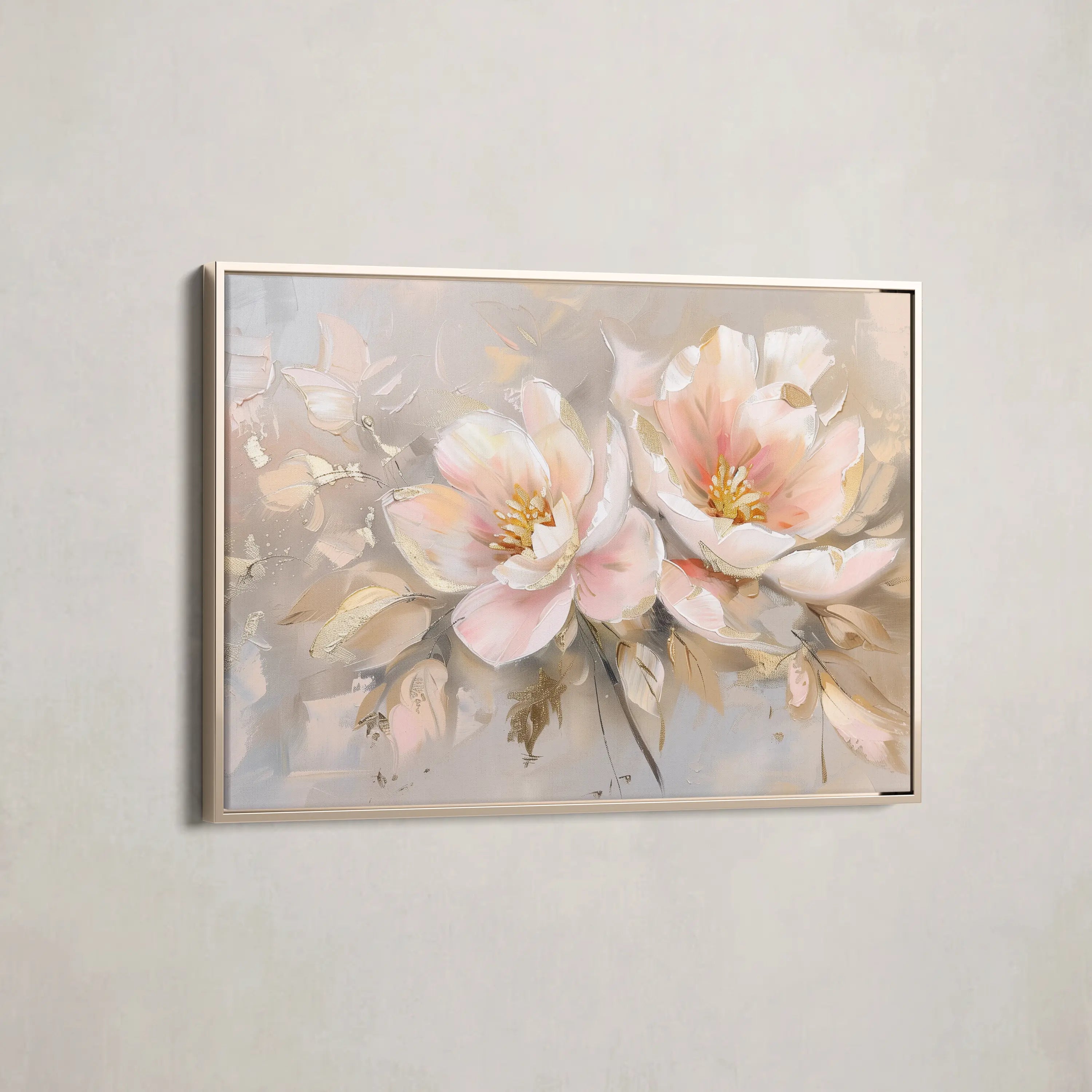 Floral Canvas Wall Art WAD657-F 90 x 60 cm / Stretched on hidden frame