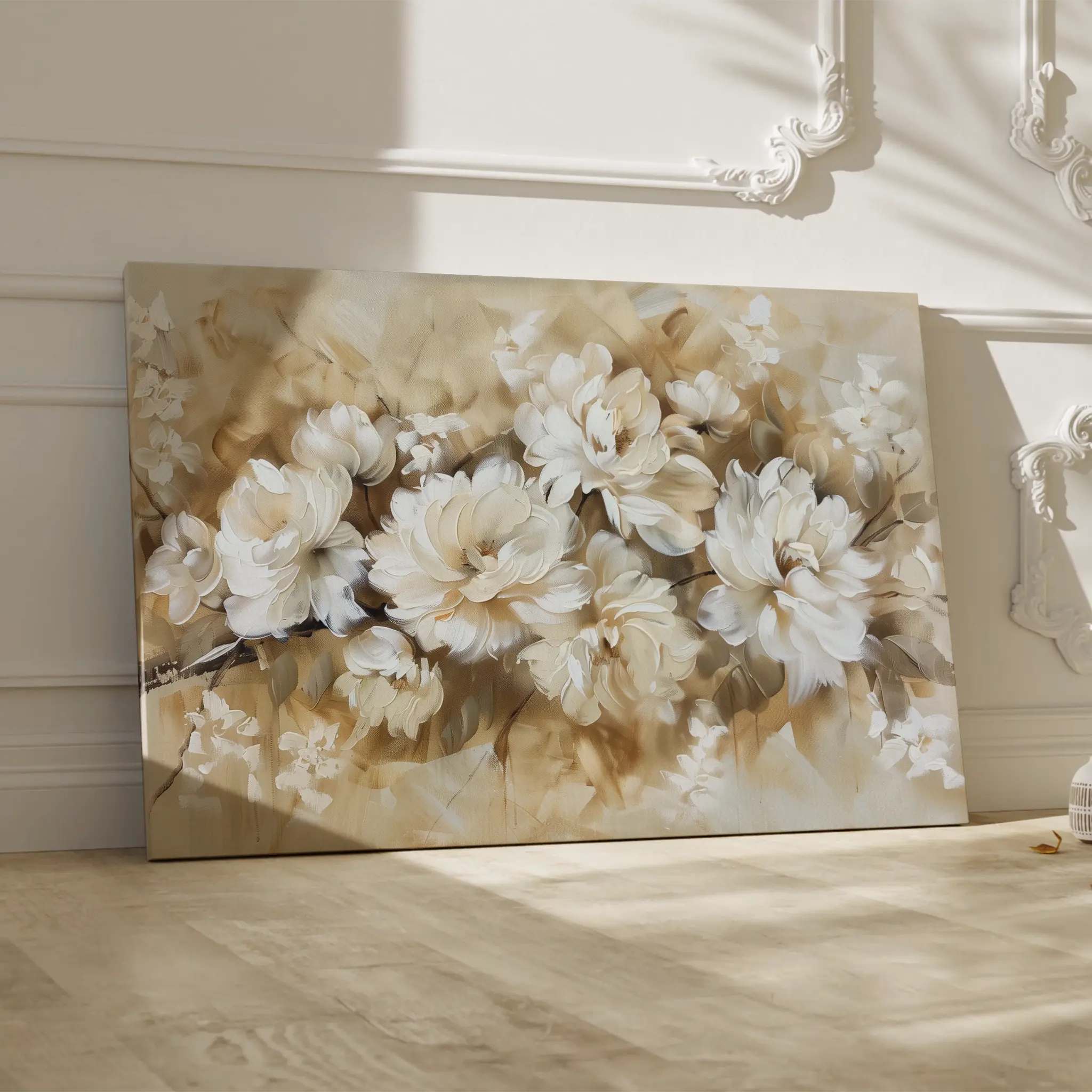 Floral Canvas Wall Art WAD658-F 90 x 60 cm / Stretched on hidden frame